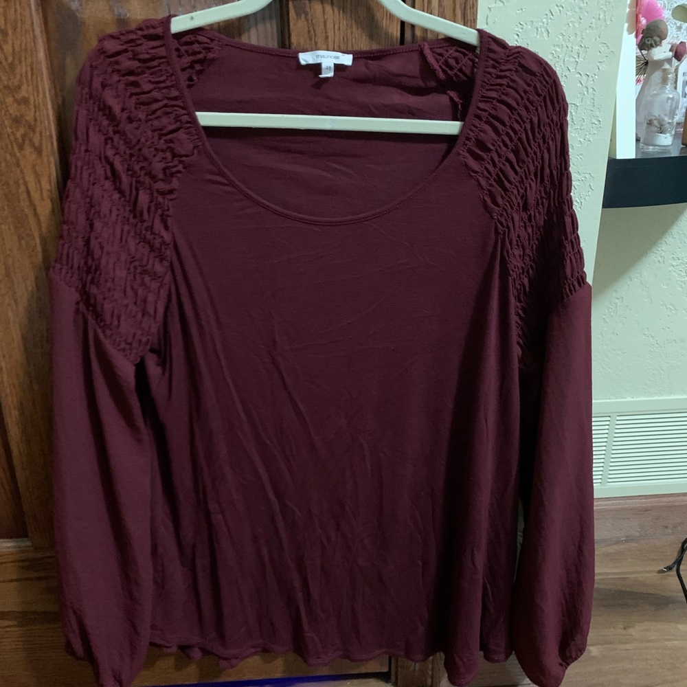 ‼️Maroon Long-Sleeved Shirt‼️